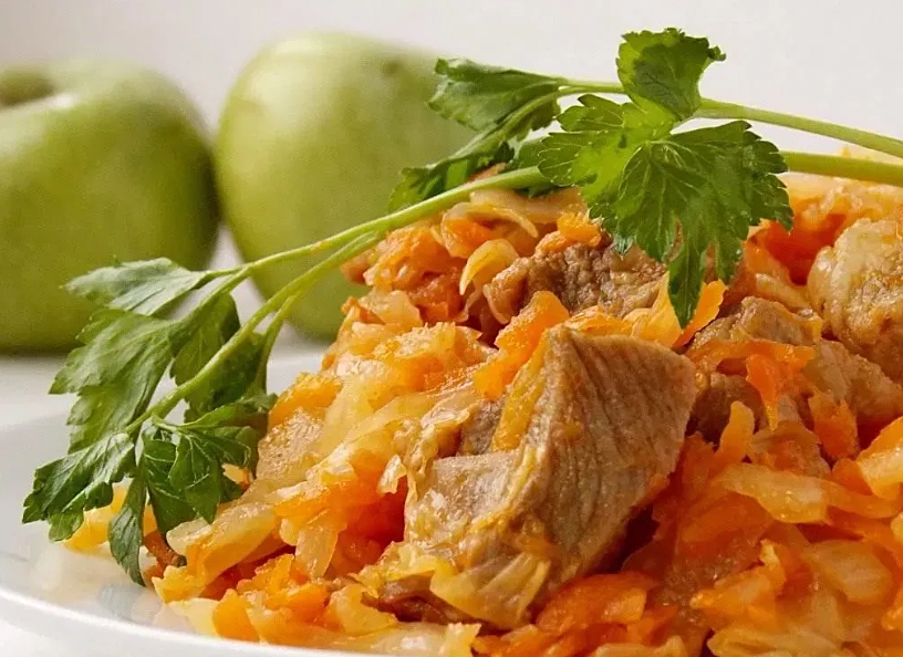 рецепты с домашней тушенкой из свинины капуста тушеная с мясом